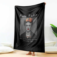 Frida Kahlo Throw Blanket Feet What Do I Need You For When I Have Wings To Fly - Wonder Print Shop