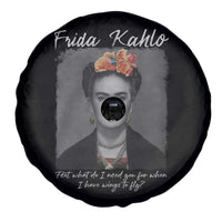 Frida Kahlo Spare Tire Cover Feet What Do I Need You For When I Have Wings To Fly - Wonder Print Shop