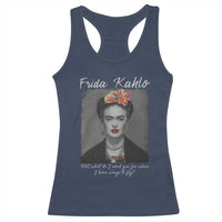 Frida Kahlo Racerback Tank Top Feet What Do I Need You For When I Have Wings To Fly - Wonder Print Shop