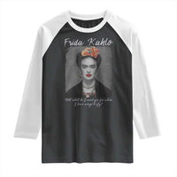 Frida Kahlo Raglan Shirt Feet What Do I Need You For When I Have Wings To Fly - Wonder Print Shop