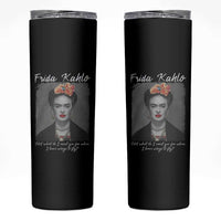 Frida Kahlo Skinny Tumbler Feet What Do I Need You For When I Have Wings To Fly - Wonder Print Shop