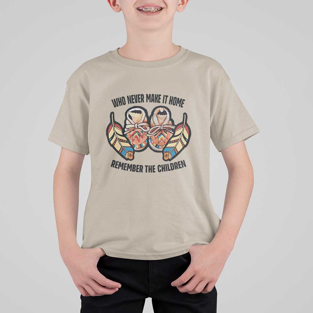 Native American T Shirt For Kid Remember The Children Who Never Make It Home Shoes Papoose - Wonder Print Shop