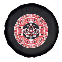 Indigenous Children Spare Tire Cover Together We Stand In Remembrance Unity Day Papoose Maple Leaf Native American - Wonder Print Shop