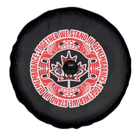 Indigenous Children Spare Tire Cover Together We Stand In Remembrance Unity Day Papoose Maple Leaf Native American - Wonder Print Shop