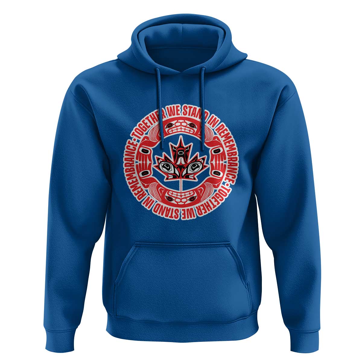 Indigenous Children Hoodie Together We Stand In Remembrance Unity Day Papoose Maple Leaf Native American