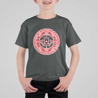 Indigenous Children T Shirt For Kid Together We Stand In Remembrance Unity Day Papoose Maple Leaf Native American - Wonder Print Shop