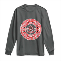Indigenous Children Long Sleeve Shirt Together We Stand In Remembrance Unity Day Papoose Maple Leaf Native American - Wonder Print Shop