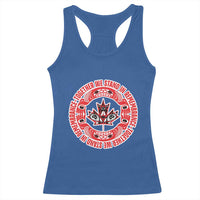 Indigenous Children Racerback Tank Top Together We Stand In Remembrance Unity Day Papoose Maple Leaf Native American - Wonder Print Shop