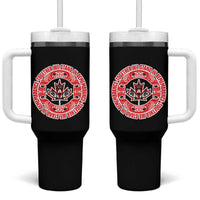 Indigenous Children Tumbler With Handle Together We Stand In Remembrance Unity Day Papoose Maple Leaf Native American - Wonder Print Shop