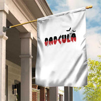 Halloween Couple Matching Garden Flag Dadcula Couples Daddy Husband Vampire Bat Spider Web - Wonder Print Shop