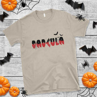 Halloween Couple Matching T Shirt Dadcula Couples Daddy Husband Vampire Bat Spider Web - Wonder Print Shop