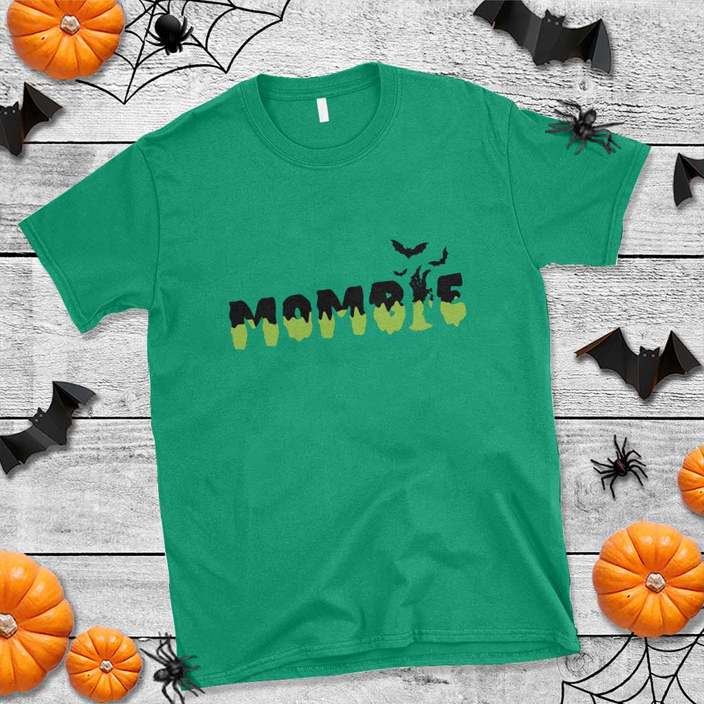 Halloween Couple Matching T Shirt Mombie Couples Mommy Wife Zombie Hand Bat - Wonder Print Shop