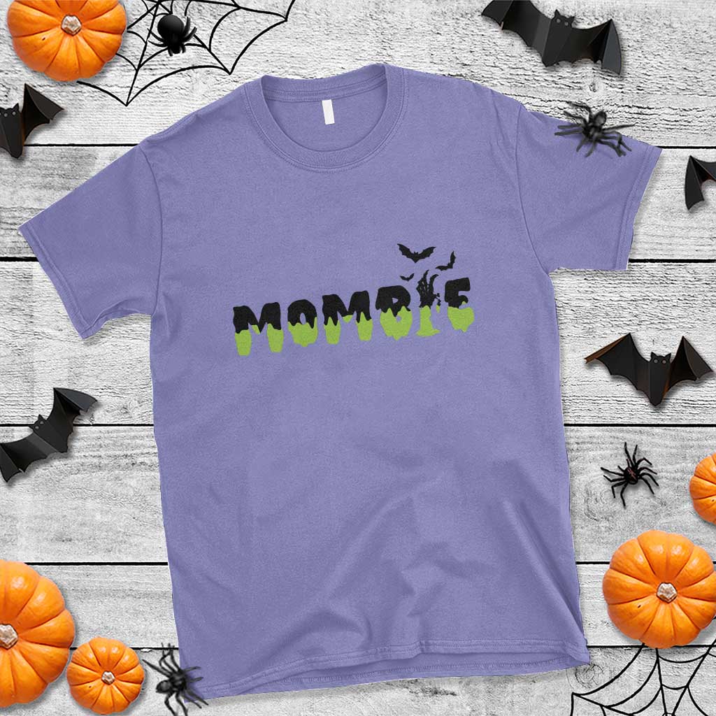 Halloween Couple Matching T Shirt Mombie Couples Mommy Wife Zombie Hand Bat - Wonder Print Shop