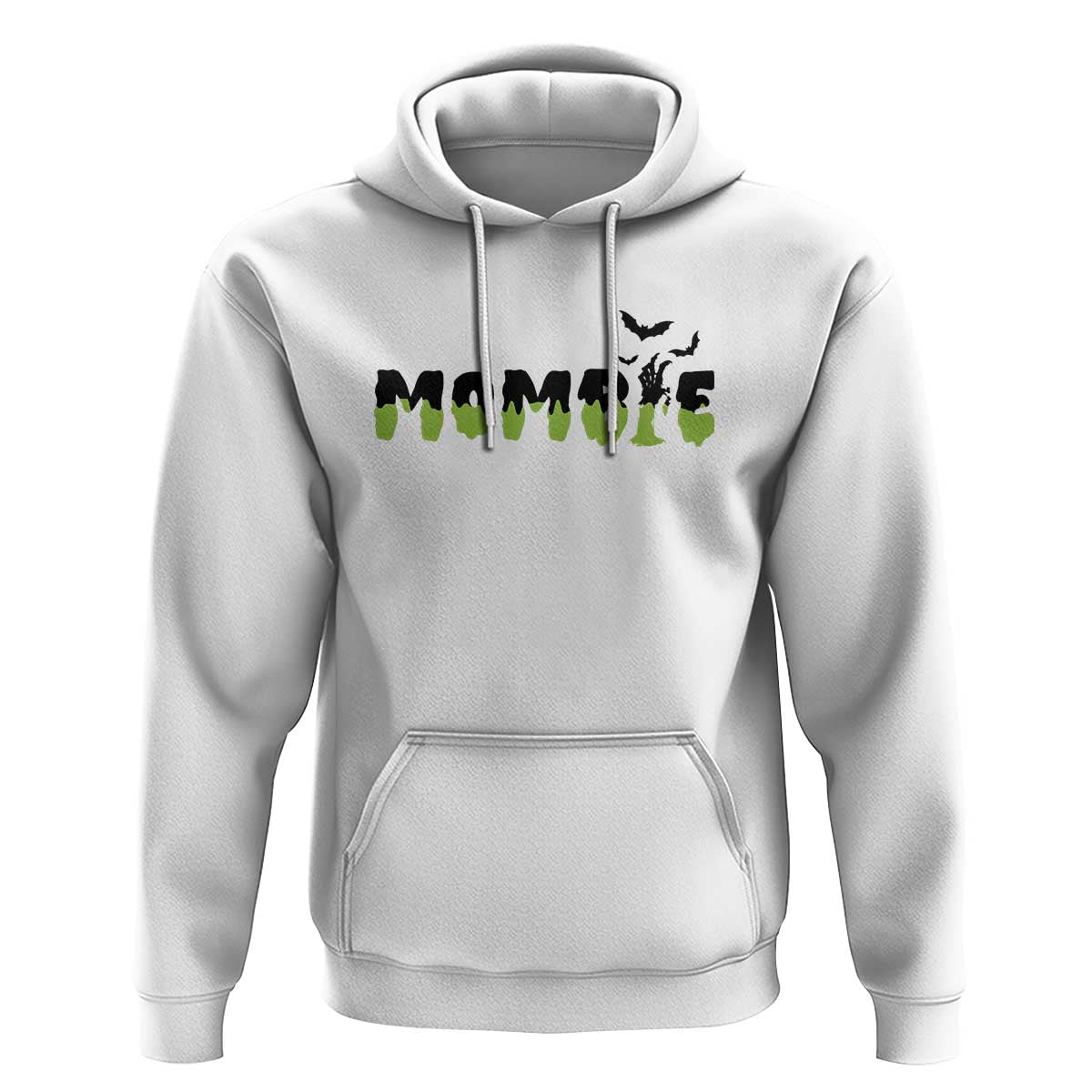 Halloween Couple Matching Hoodie Mombie Couples Mommy Wife Zombie Hand Bat