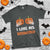 Halloween Couple Matching T Shirt I Love His Broomstick Pumpkin Skeleton Hand - Wonder Print Shop