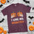 Halloween Couple Matching T Shirt I Love His Broomstick Pumpkin Skeleton Hand - Wonder Print Shop