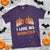 Halloween Couple Matching T Shirt I Love His Broomstick Pumpkin Skeleton Hand - Wonder Print Shop