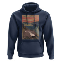 Funny Moo Deng Hoodie Cute Hippo Zoo Scream Art Meme Baby Pygmy Edvard Munch