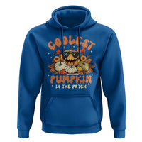 Funny Halloween Hoodie Coolest Pumpkin In The Patch Autumn Maple Leaf Flower - Wonder Print Shop