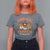 Funny Halloween T Shirt For Women Coolest Pumpkin In The Patch Autumn Maple Leaf Flower - Wonder Print Shop