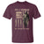 Harris Walz 2024 T Shirt I'm A Veteran Not A Sucker Or A Loser Vintage American Flag Military - Wonder Print Shop