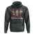 Funny Halloween Hoodie Let's Watch Horror Movies Popcorn Drinks Murderer Bat - Wonder Print Shop