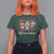 Funny Halloween T Shirt For Women Let's Watch Horror Movies Popcorn Drinks Murderer Bat - Wonder Print Shop