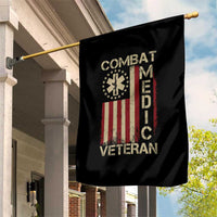 Combat Medic Veteran Garden Flag Medical Military Vintage American Flag - Wonder Print Shop
