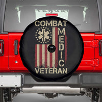 Combat Medic Veteran Spare Tire Cover Medical Military Vintage American Flag - Wonder Print Shop