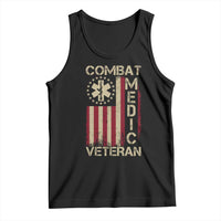 Combat Medic Veteran Tank Top Medical Military Vintage American Flag - Wonder Print Shop