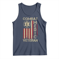 Combat Medic Veteran Tank Top Medical Military Vintage American Flag - Wonder Print Shop