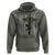 Combat Medic Soldier Hoodie Caduceus Vintage American Flag - Wonder Print Shop