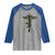 Combat Medic Soldier Raglan Shirt Caduceus Vintage American Flag - Wonder Print Shop