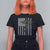 Combat Medic Soldier T Shirt For Women Caduceus Vintage American Flag - Wonder Print Shop