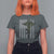 Combat Medic Soldier T Shirt For Women Caduceus Vintage American Flag - Wonder Print Shop