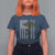 Combat Medic Soldier T Shirt For Women Caduceus Vintage American Flag - Wonder Print Shop