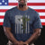 Combat Medic Soldier T Shirt Caduceus Vintage American Flag - Wonder Print Shop