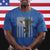 Combat Medic Soldier T Shirt Caduceus Vintage American Flag - Wonder Print Shop