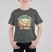 Funny Thanksgiving Deviled Eggs T Shirt For Kid You Know Why I Am Here Easter Day - Wonder Print Shop