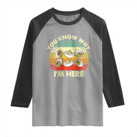 Funny Thanksgiving Deviled Eggs Raglan Shirt You Know Why I Am Here Easter Day - Wonder Print Shop