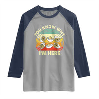 Funny Thanksgiving Deviled Eggs Raglan Shirt You Know Why I Am Here Easter Day - Wonder Print Shop