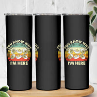 Funny Thanksgiving Deviled Eggs Skinny Tumbler You Know Why I Am Here Easter Day - Wonder Print Shop