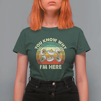 Funny Thanksgiving Deviled Eggs T Shirt For Women You Know Why I Am Here Easter Day - Wonder Print Shop