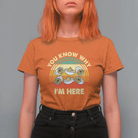 Funny Thanksgiving Deviled Eggs T Shirt For Women You Know Why I Am Here Easter Day - Wonder Print Shop