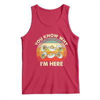 Funny Thanksgiving Deviled Eggs Tank Top You Know Why I Am Here Easter Day - Wonder Print Shop