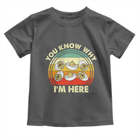 Funny Thanksgiving Deviled Eggs Toddler T Shirt You Know Why I Am Here Easter Day - Wonder Print Shop