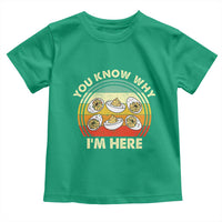 Funny Thanksgiving Deviled Eggs Toddler T Shirt You Know Why I Am Here Easter Day - Wonder Print Shop