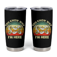 Funny Thanksgiving Deviled Eggs Tumbler Cup You Know Why I Am Here Easter Day - Wonder Print Shop