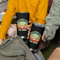 Funny Thanksgiving Deviled Eggs Tumbler Cup You Know Why I Am Here Easter Day - Wonder Print Shop