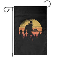 Bigfoot Pilgrim Turkey Pumpkin Thanksgiving Day Garden Flag - Wonder Print Shop